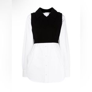 COPY - NWOT by Alexander Wang Oxford Bilayer with Cropped Vest size Small